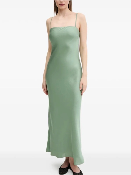 Abercrombie & Fitch Dresses & Skirts - Abercrombie & Fitch Green Slip Maxi Dress with Spaghetti Straps size XL